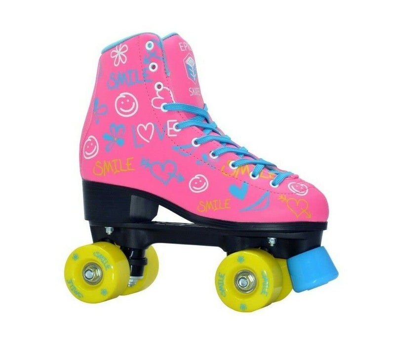 Epic Skates Blush Quad Roller Skates, Pink, Kids Size 1 - Image 2